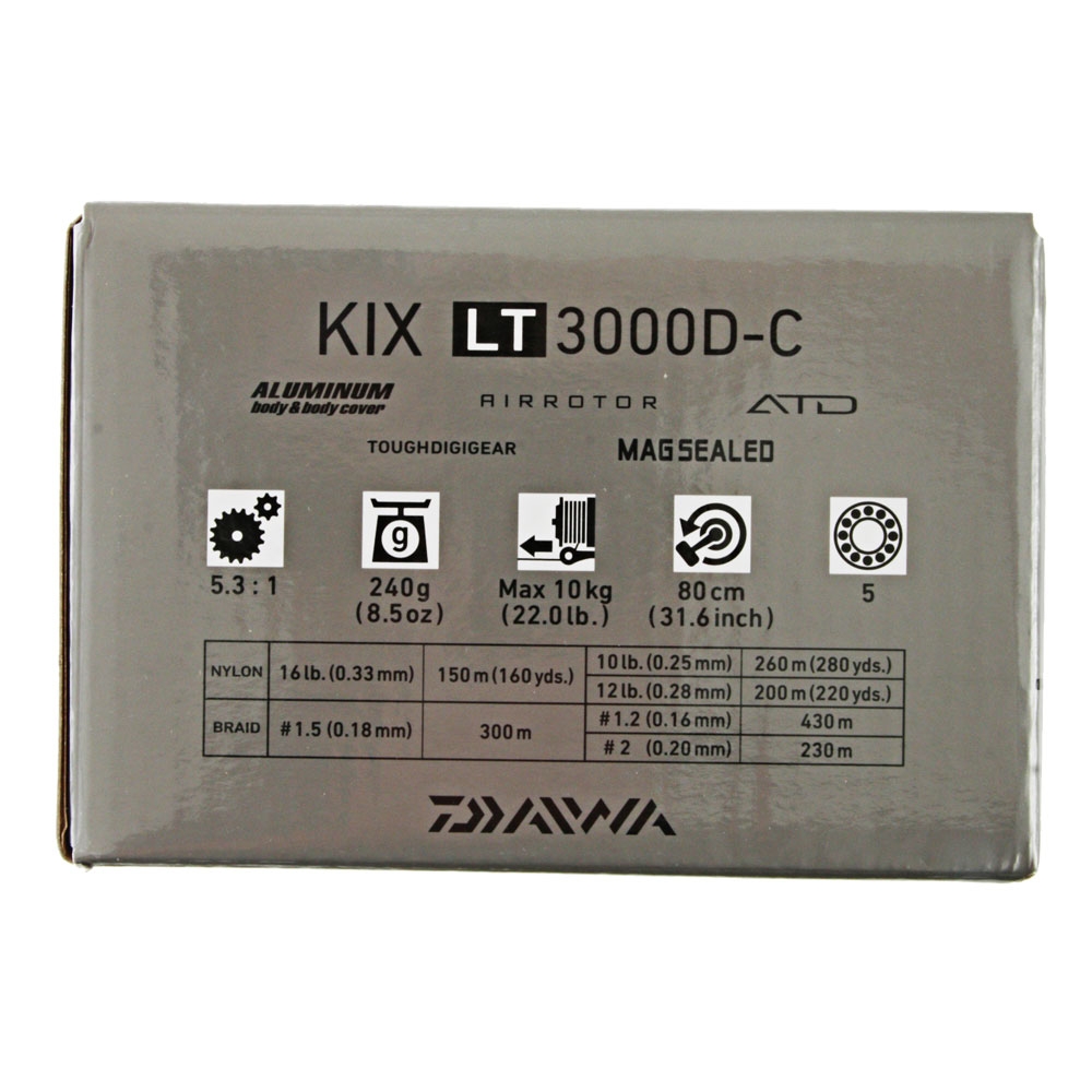 Daiwa Kix LT 3000 Spinning Reel