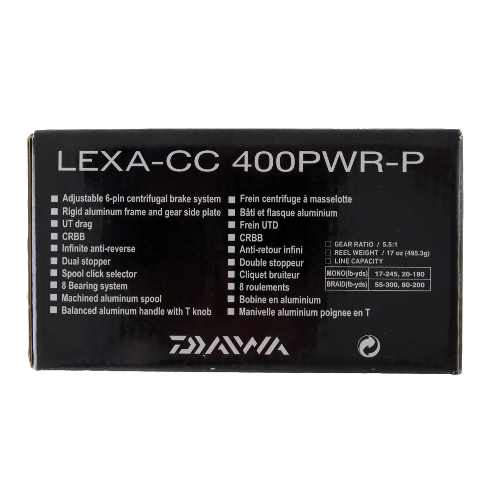 Daiwa Lexa 400CC PWR-P Baitcaster Reel