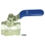 Chrome Plated Brass Ball Valve 3/8inch
