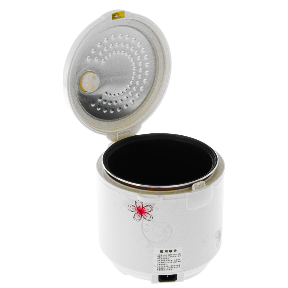 Portable Rice Cooker with Cigarette Lighter Plug 12V 2L