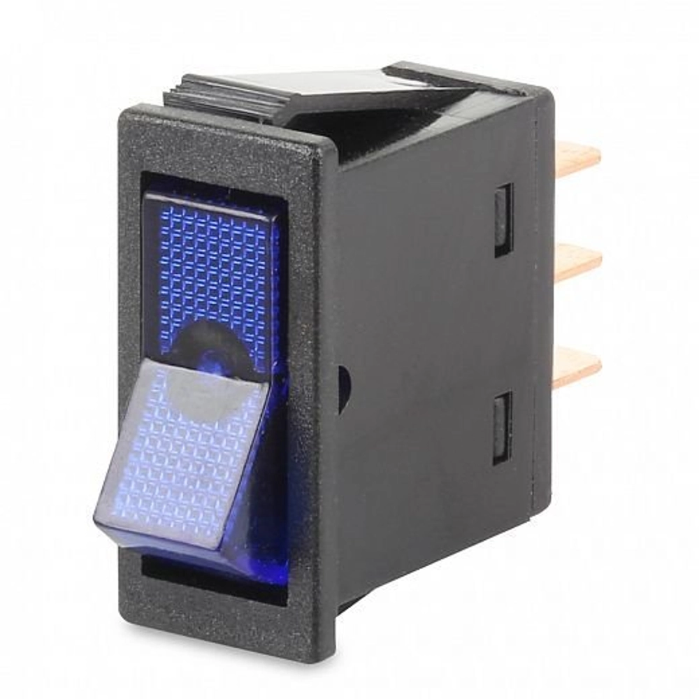 Hella Marine Rocker Switch Off-On Illuminated Blue 12v Hella Marine Rocker Switch Off-On Illuminated Blue 12v