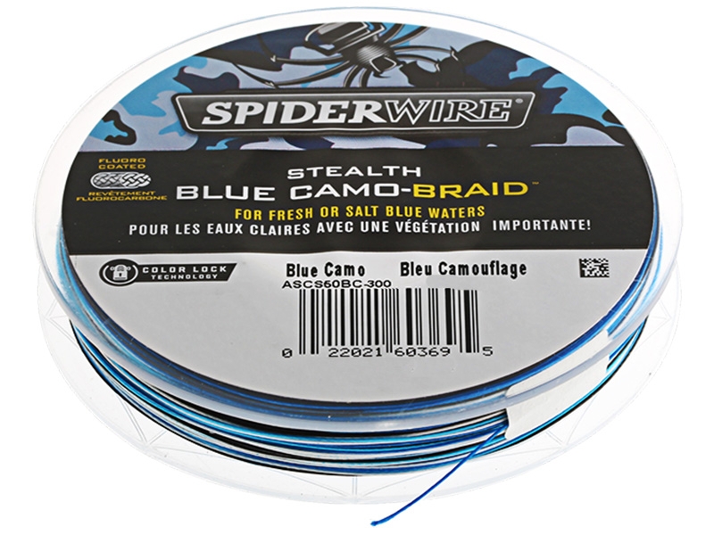 Spiderwire Stealth Blue Camo Braid 150m 6lb