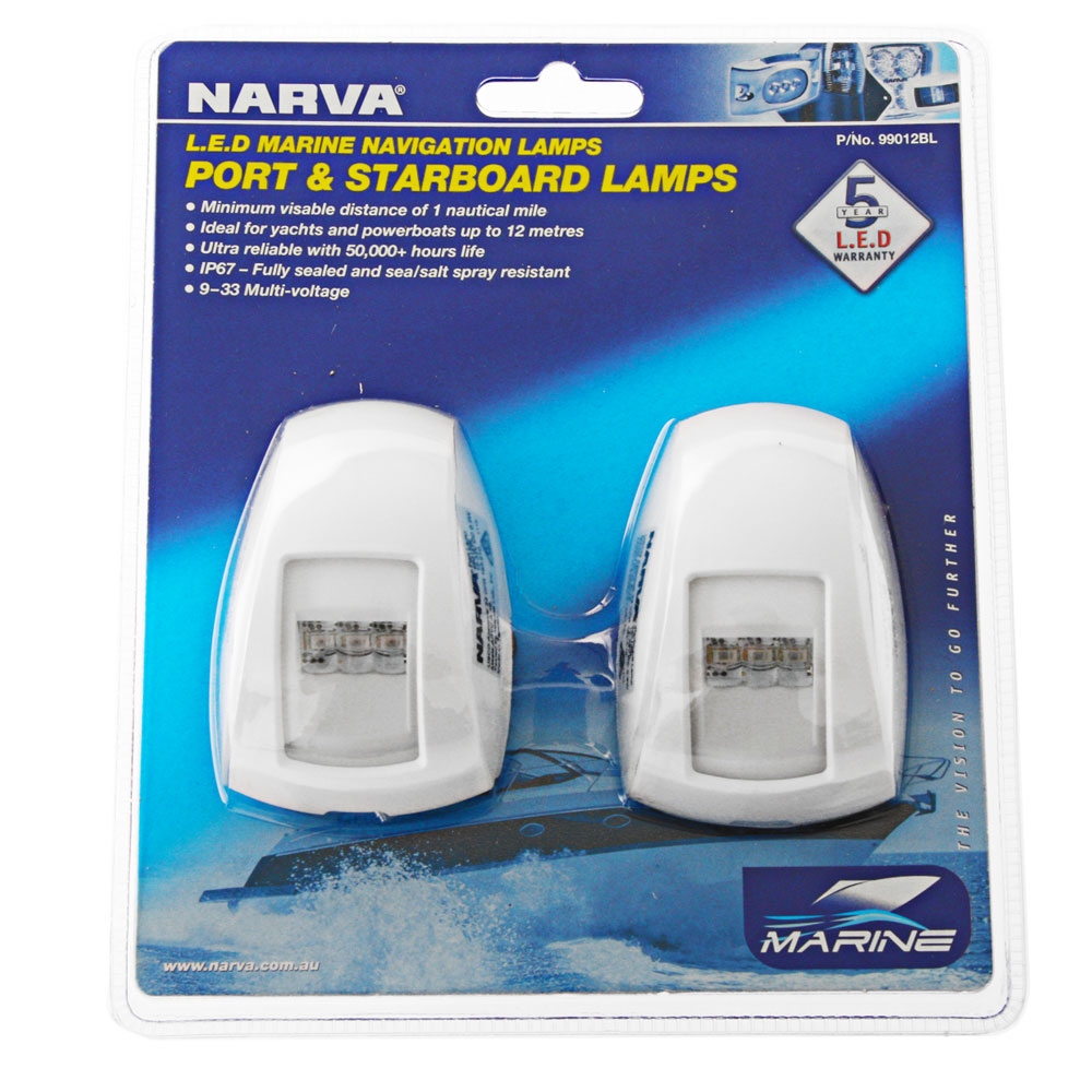 NARVA 1NM LED Port Starboard Navigation Light 9-33V