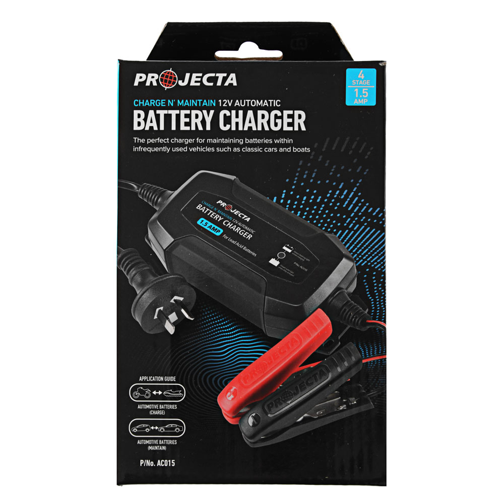 Projecta SMC150 Smart Charge 4-Stage Automatic Battery Charger 12v 1.5A