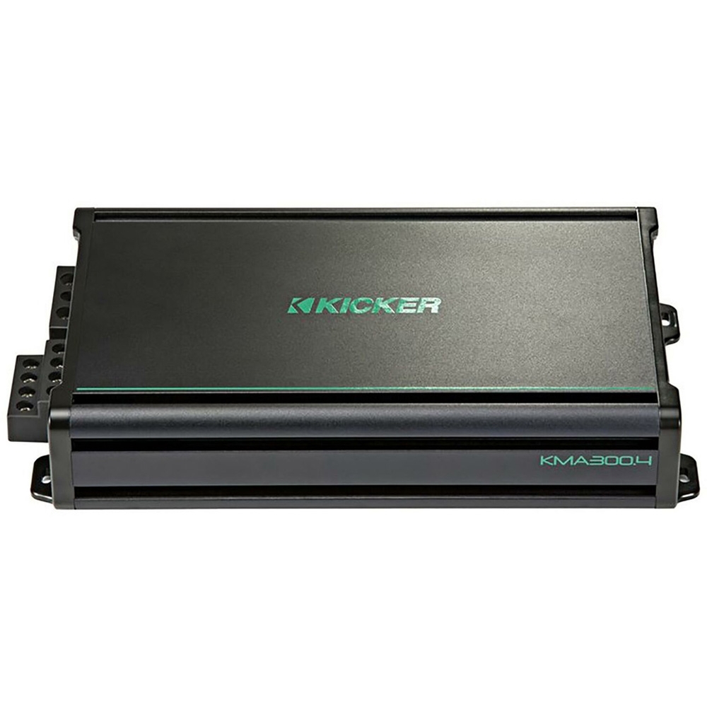 Kicker KM 300.4 Full Range Class D Marine Amplifier 4 x 75W