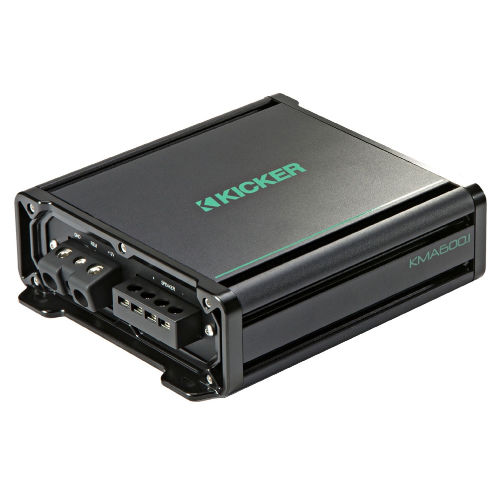Kicker KM 600.1 Mono Class D Marine Amplifier 600W