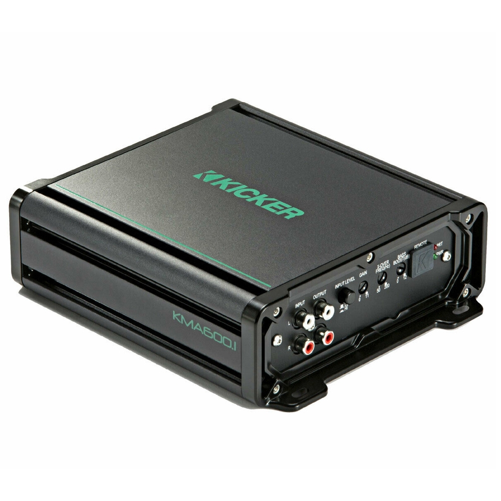 Kicker KM 600.1 Mono Class D Marine Amplifier 600W