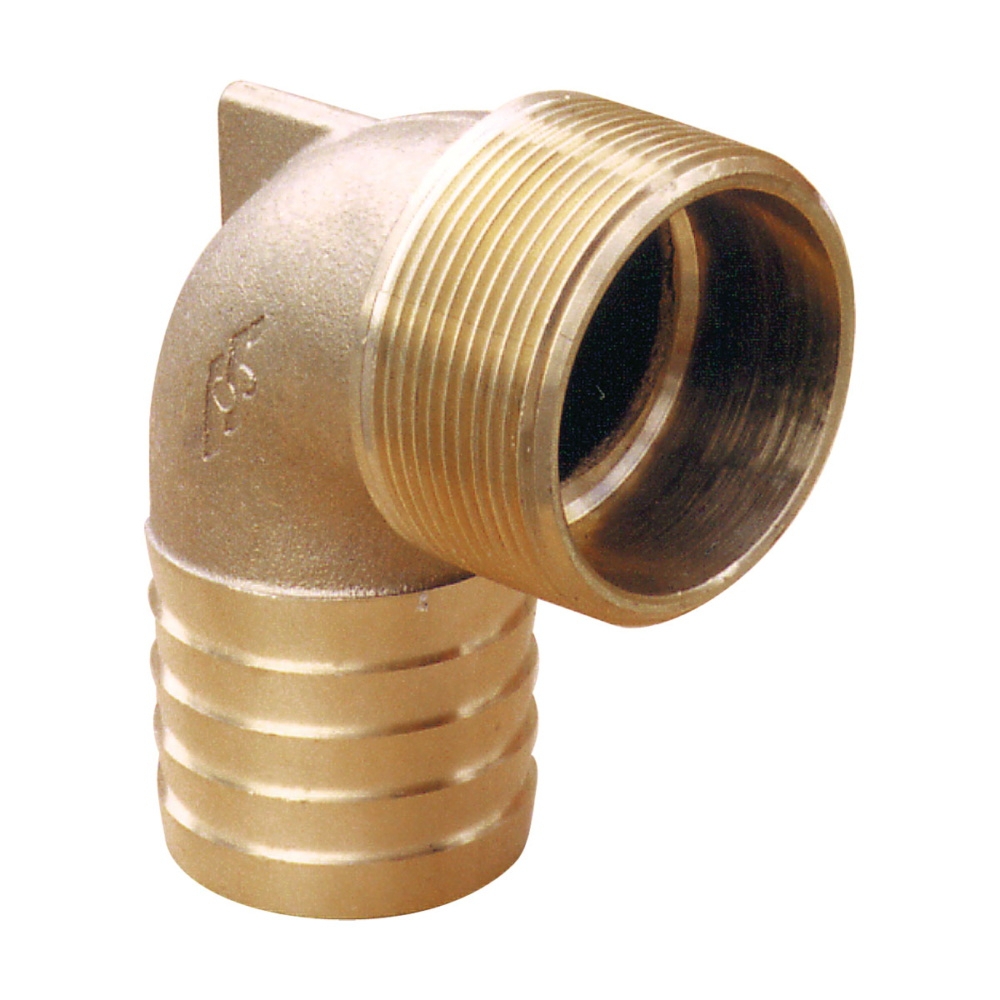 BLA Hose Tail Elbow Bronze 50mm X 2 BSP