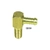 Brass Elbow Hose Tail 1/4inch 8mm