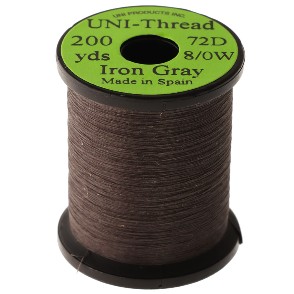 UNI Thread 8/0 200yd Iron Grey