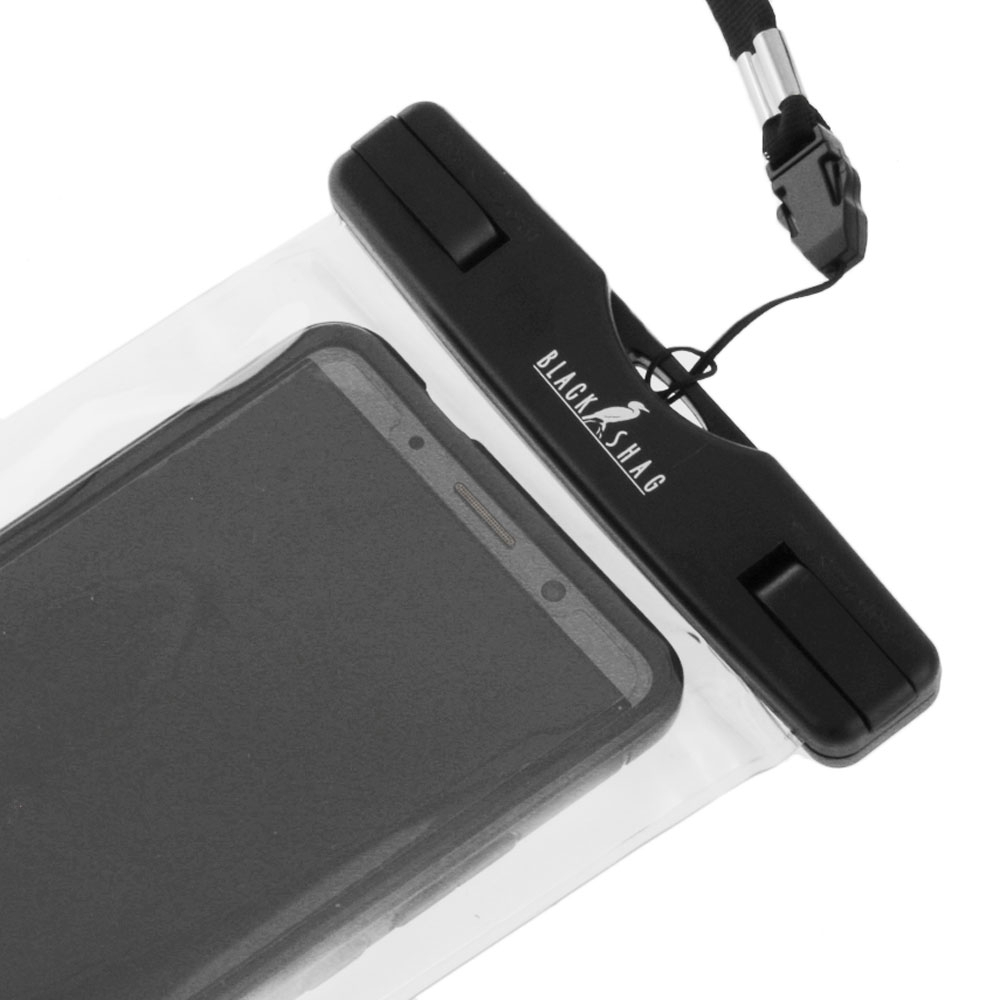 Black Shag Waterproof Phone Bag