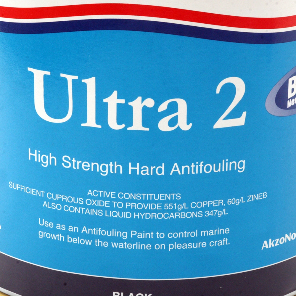 International Ultra 2 Biolux Antifouling Paint 4L Black