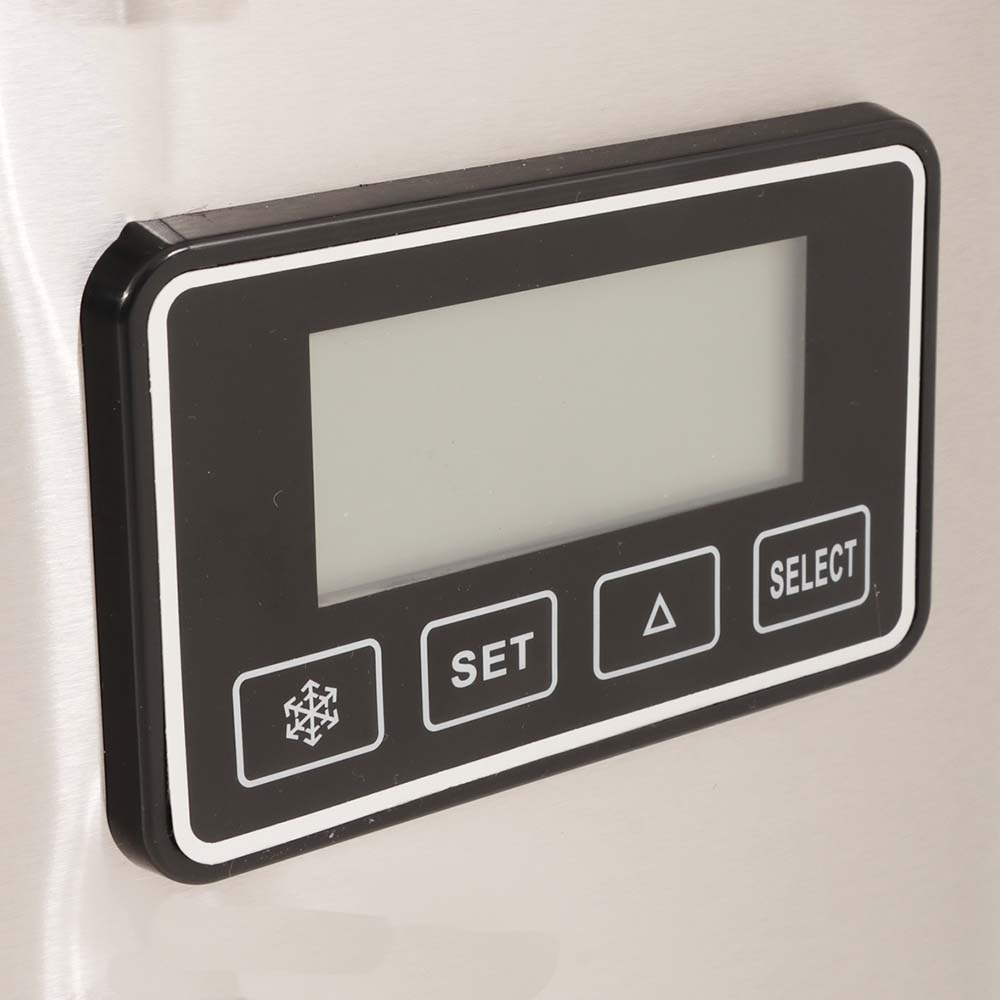 Challenger Portable Stainless Steel Ice Maker with LCD Display 240V