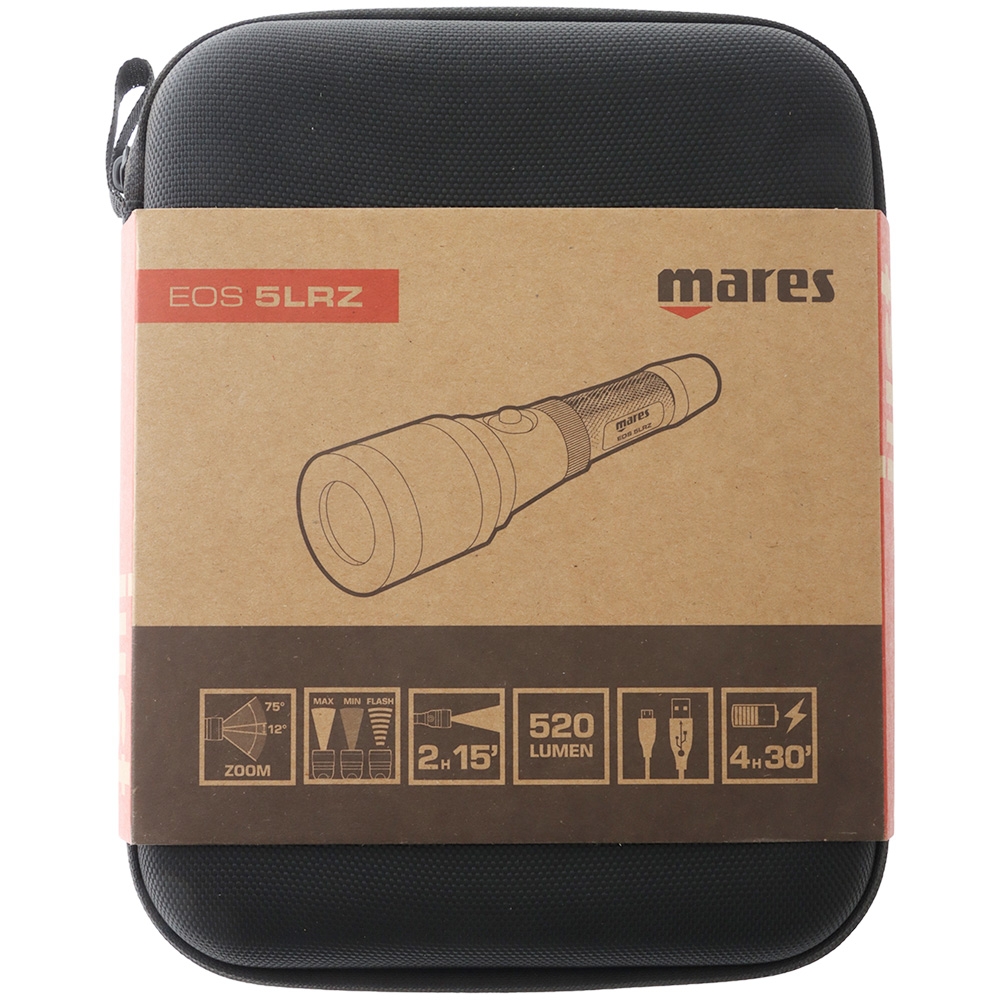 Mares EOS 5LRZ Rechargeable LED Dive Torch 520lm
