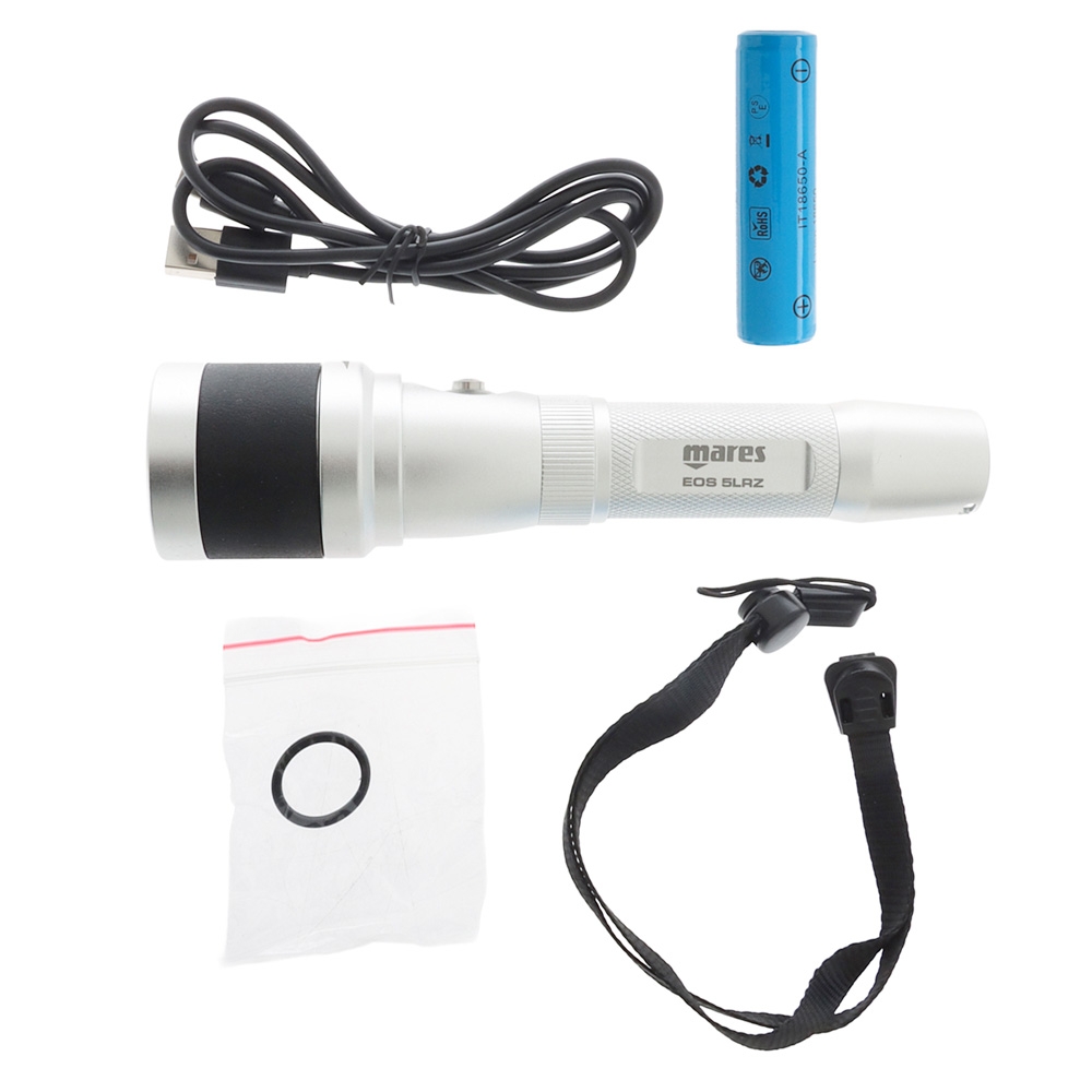 Mares EOS 5LRZ Rechargeable LED Dive Torch 520lm