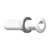 TruDesign Domed Skin Fitting - Long 145mm 3/4in BSP White