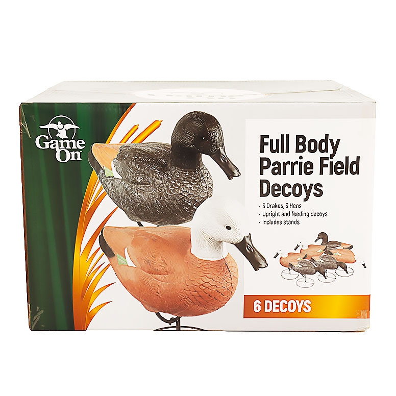 Game On Full Body Paradise Field Decoys - 3x Drake 3x Hen