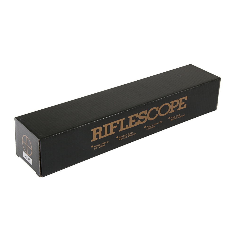 Outdoor Optics Rifle Scope 4X32 Matte Duplex