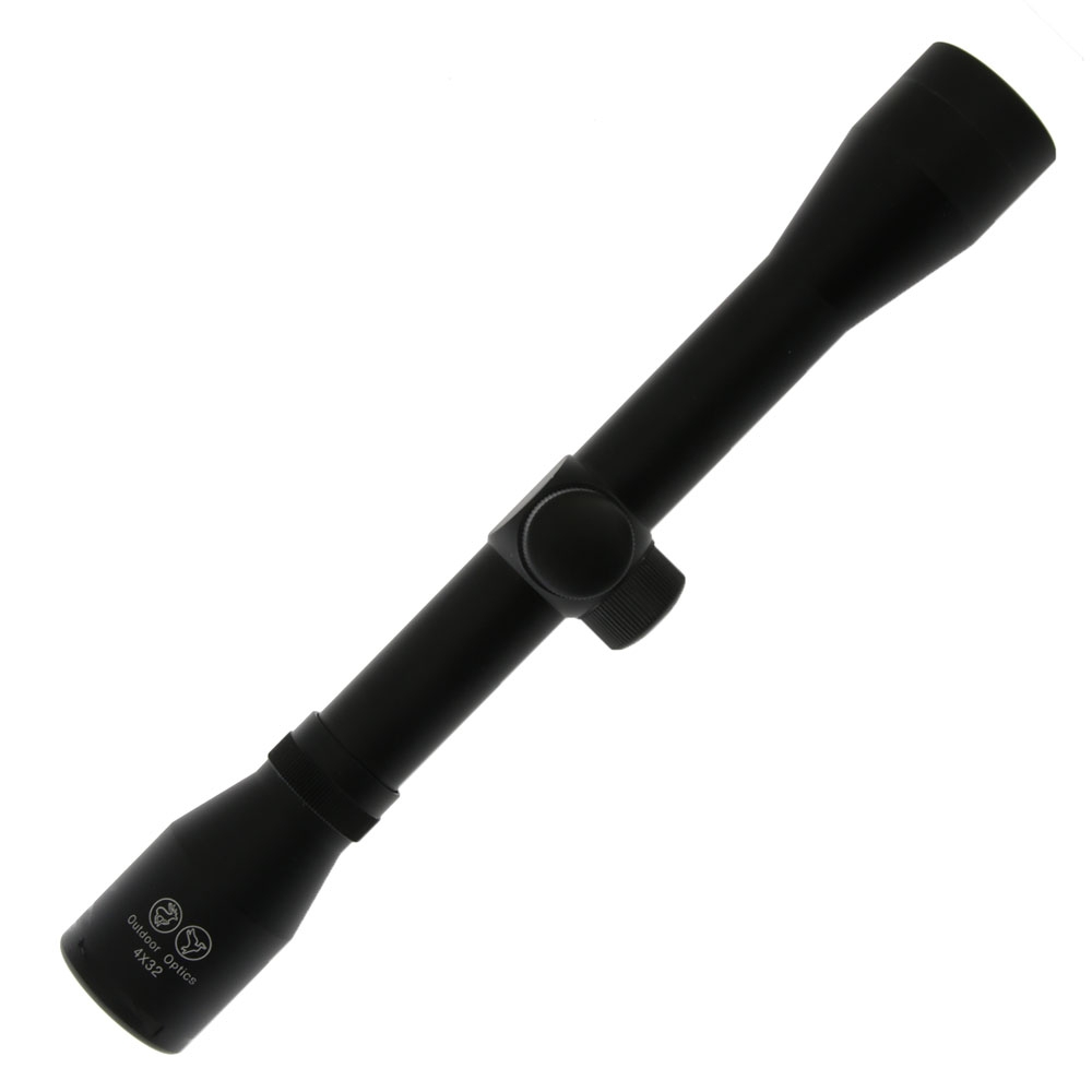 Outdoor Optics Rifle Scope 4X32 Matte Duplex
