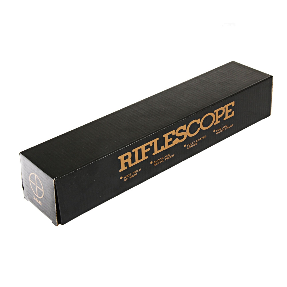 Outdoor Optics Rifle Scope 3-9X40 Matte Duplex