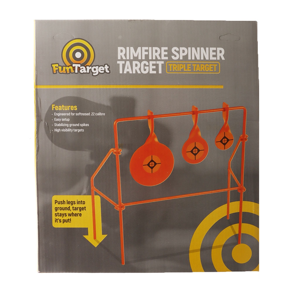 Fun Target Rimfire Spinner Target - 3 Targets