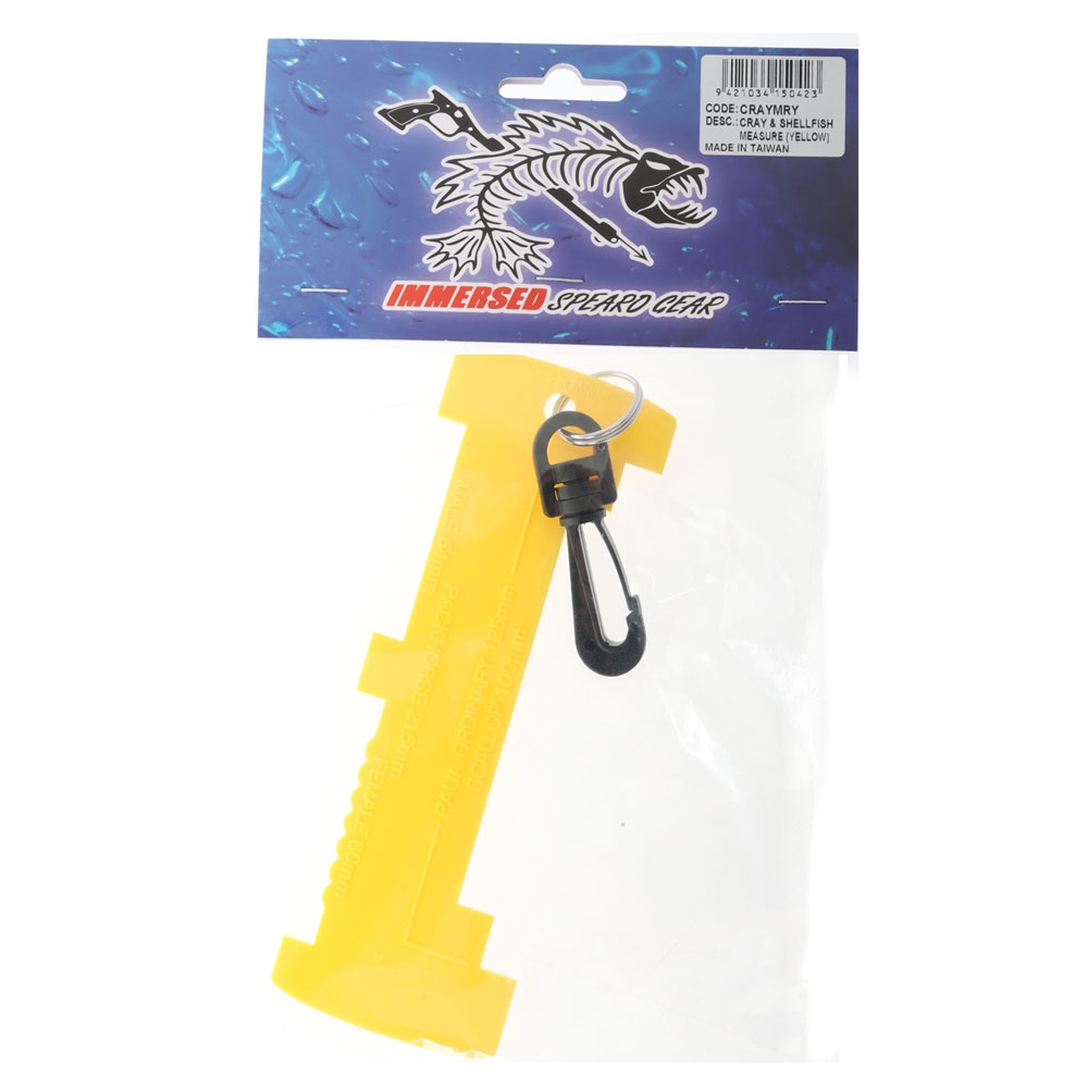 Plastic Cray Measure Yellow