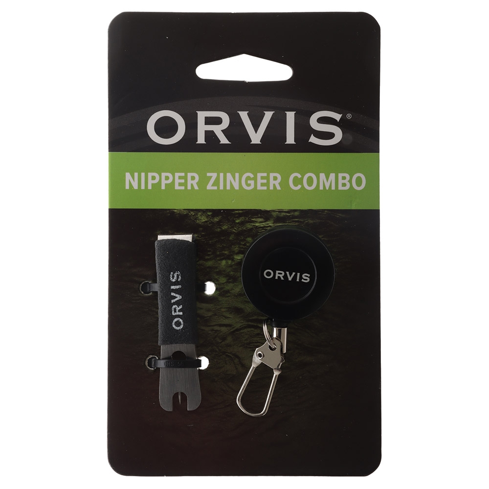 Orvis Comfy Grip Fly Fishing Nippers with Retractable Zinger Holder