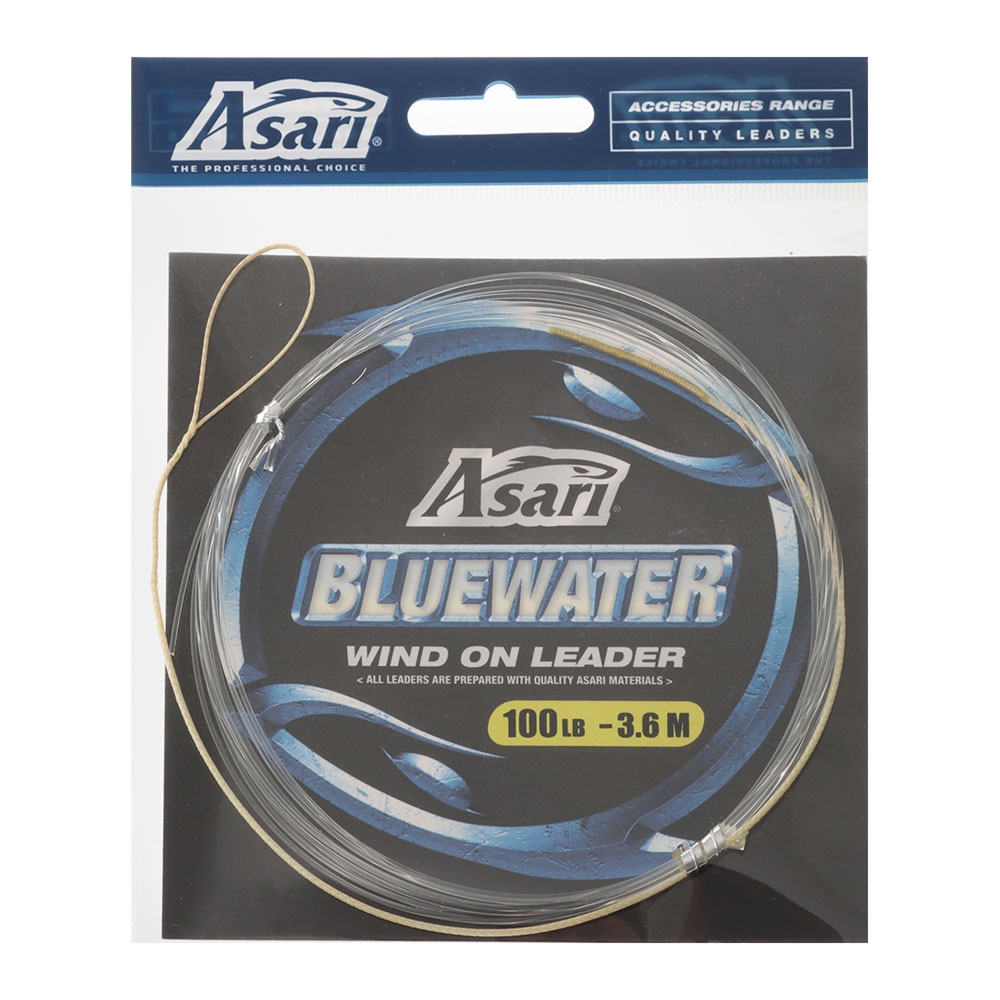 Asari Bluewater Mono Wind-On Leader 100lb 3.6m