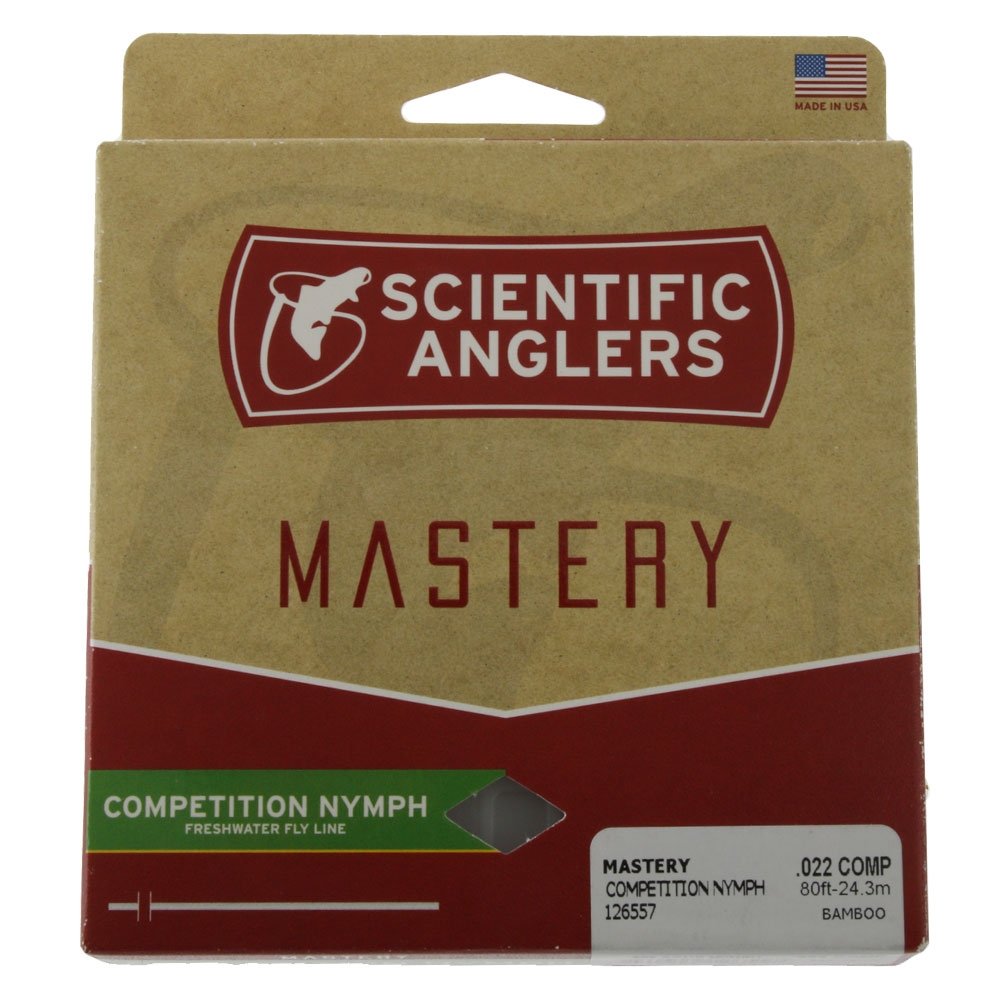 Scientific Anglers Mastery Competition Euro Nymph Fly Line 0-5F Bamboo