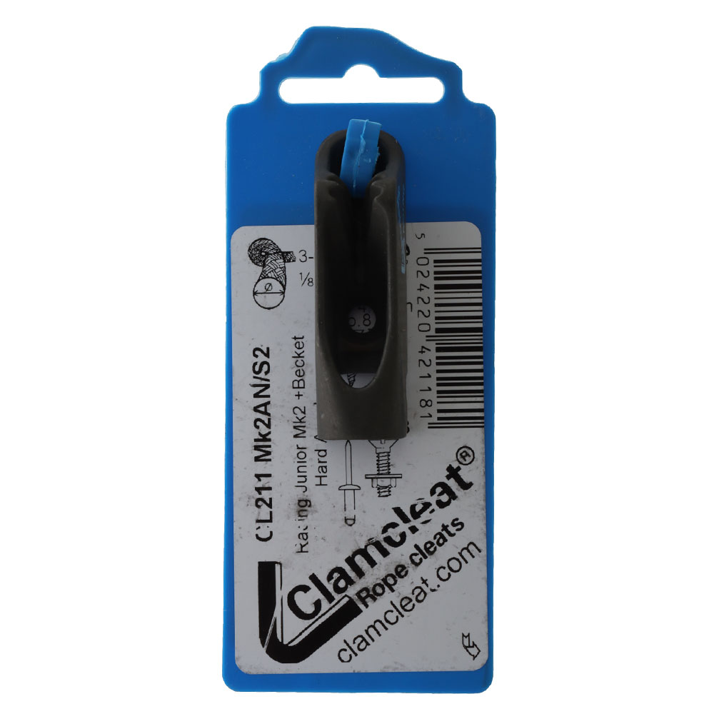Clamcleat CL211 MK2AN/S2 Hard Anodised Racing Junior Cleat with Becket