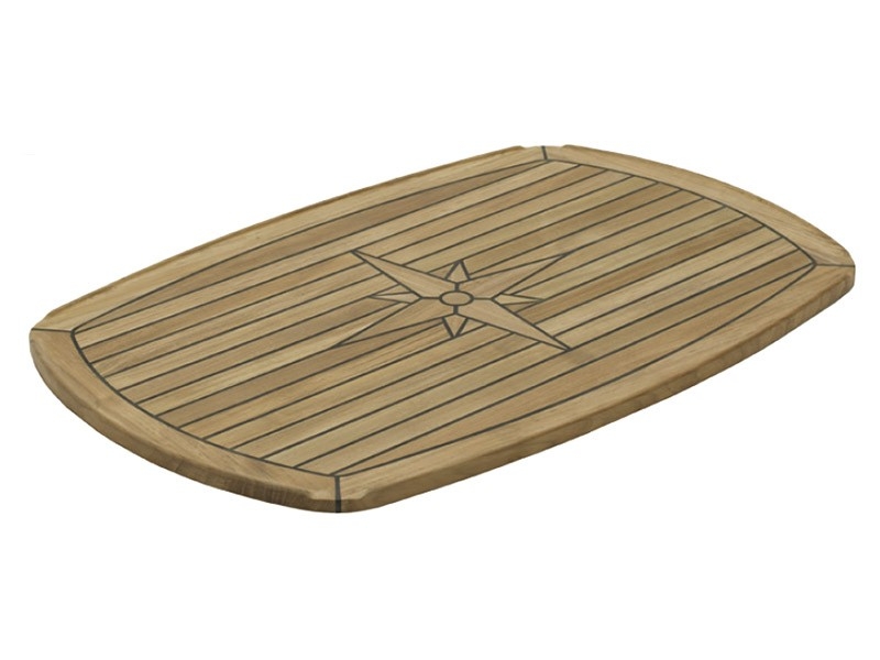 EUDE Nautic Star Teak Table Top 500x700mm