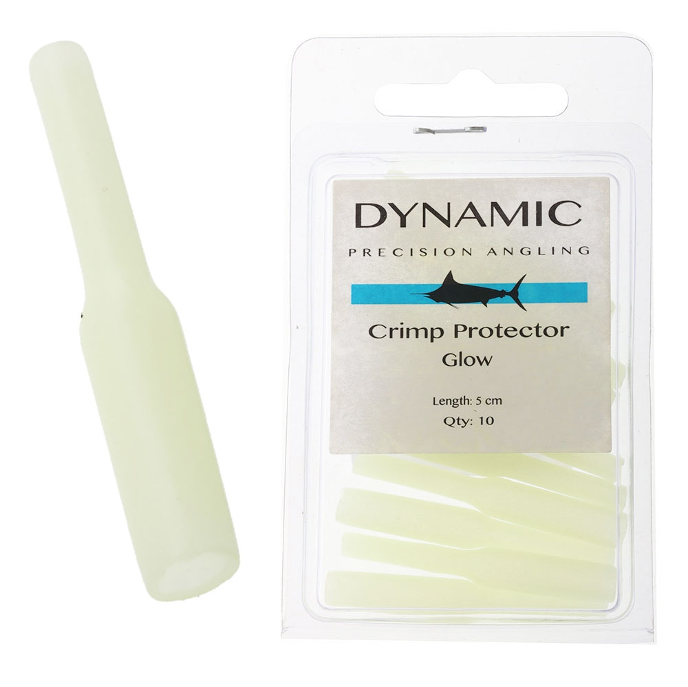 Precision Angling Crimp Protectors 5cm Lumo Qty 10