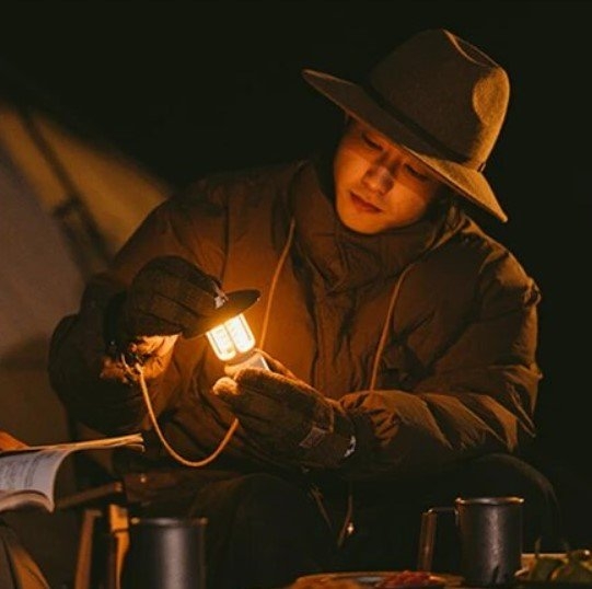 Naturehike LED Camping Lantern 20-120lm Army Green