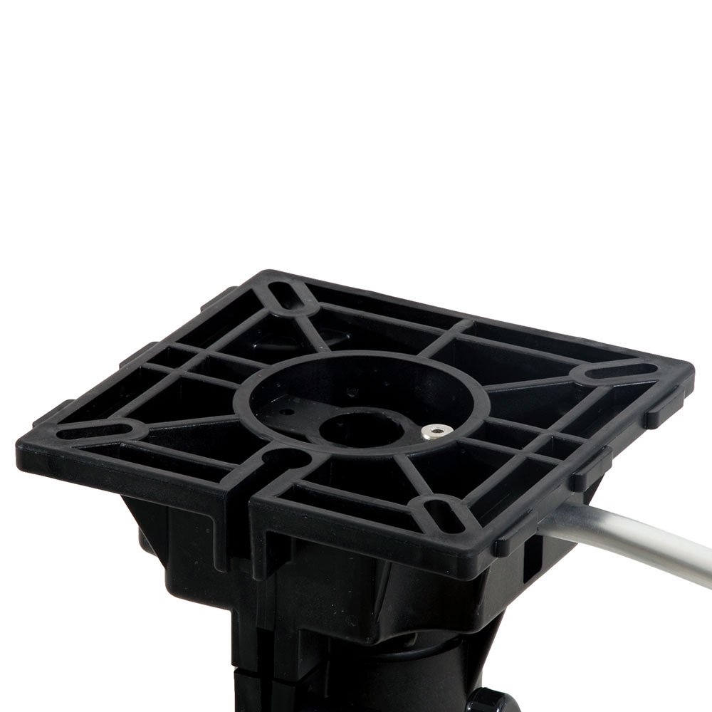 Stessco High Back Boat Helm Seat with Adjustable Bolster and Boat Seat Pedestal