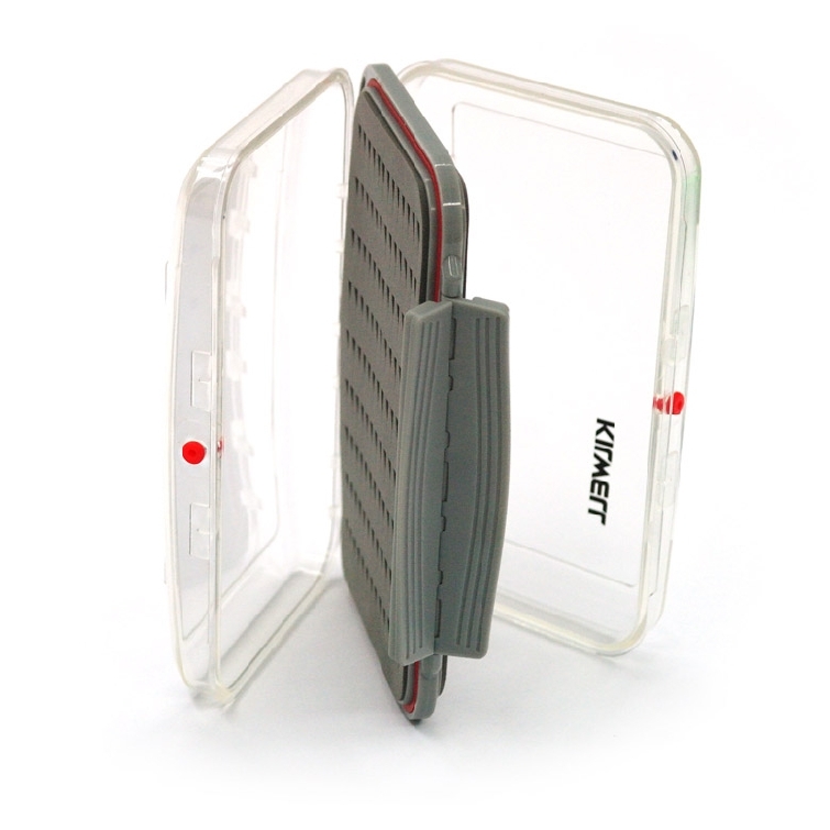 Kilwell ABS DS Plastic Fly Box with Tri Foam Liner Medium