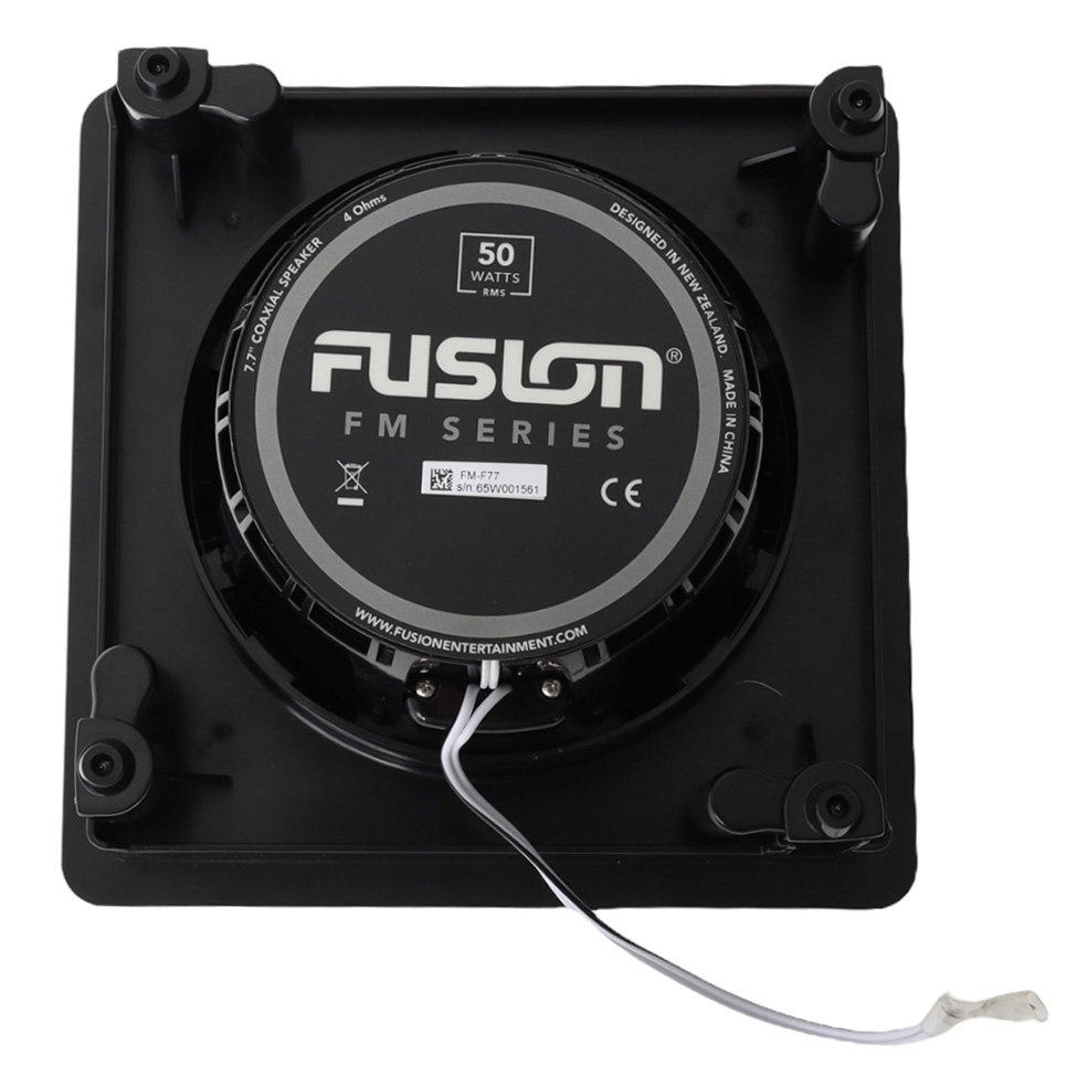 Fusion FM-F77SB Flush Mount Marine Speakers 7.7in 200W Black