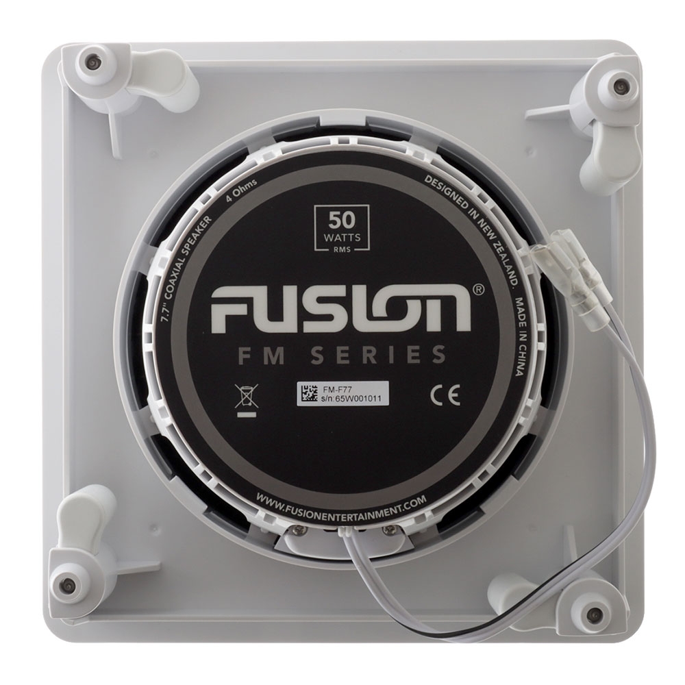 Fusion FM-F77SW Flush Mount Marine Speakers 7.7in 200W White