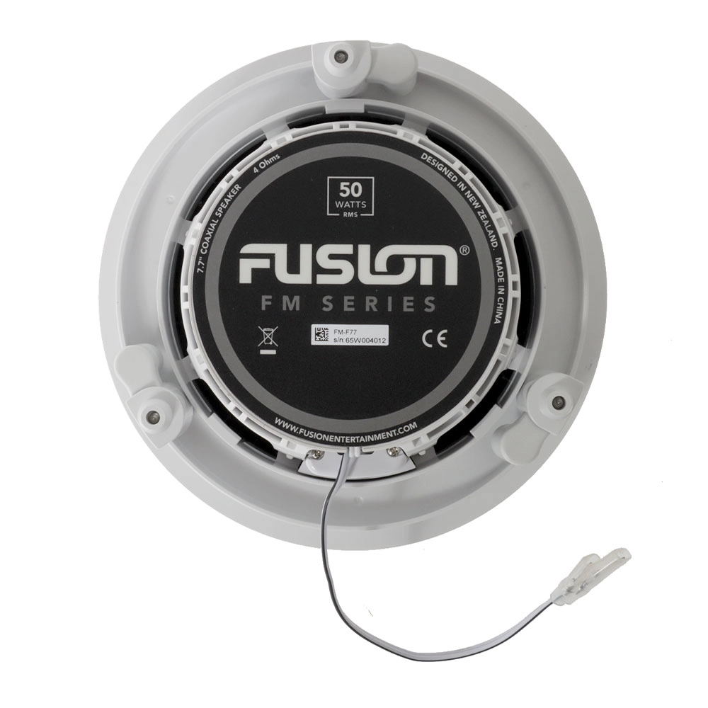 Fusion FM-F77RW Flush Mount Marine Speakers 7.7in 200W White Fusion FM-F77RW Flush Mount Marine Speakers 7.7in 200W White