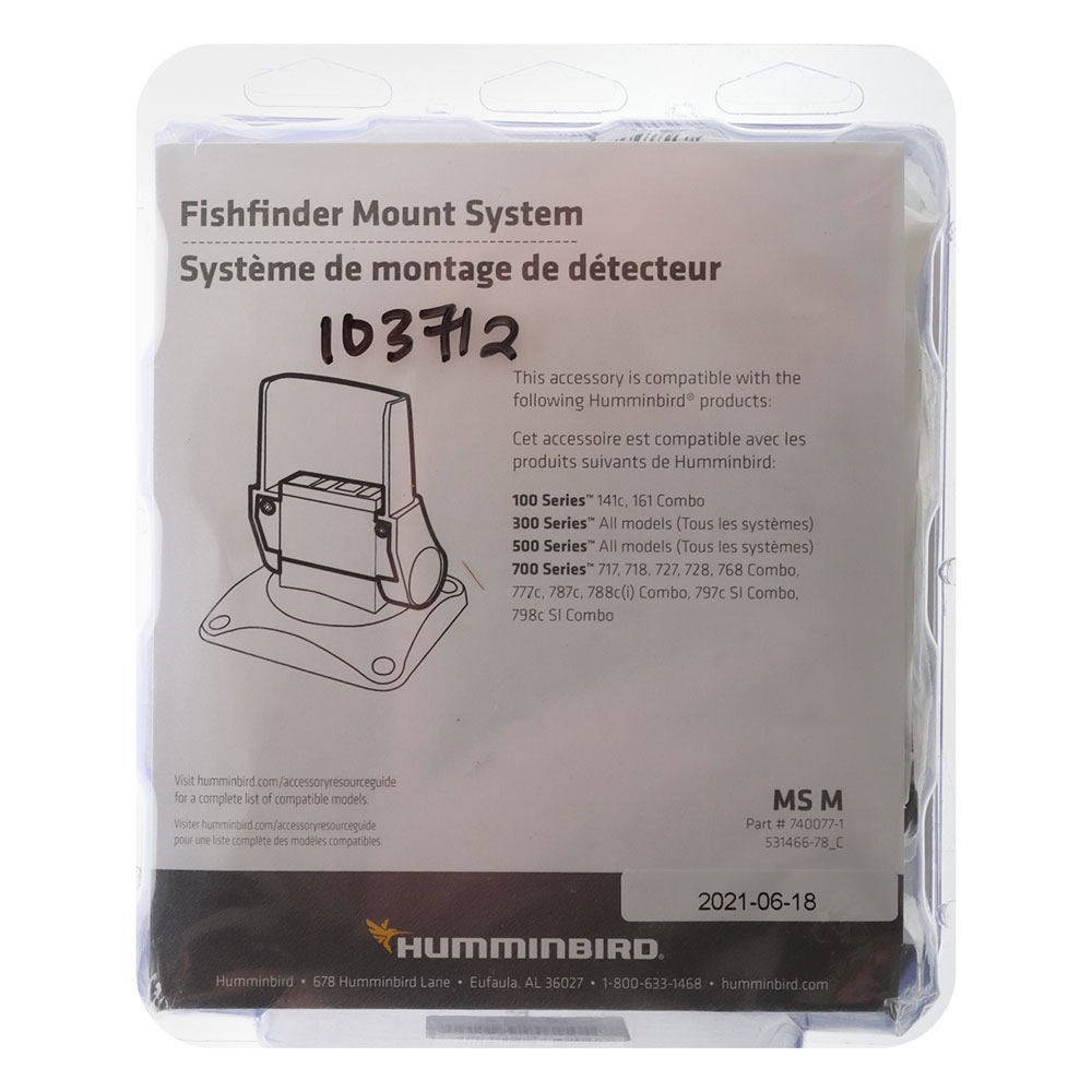 Humminbird Quick Disconnect Mount Suits Matrix/700/500/300 Series