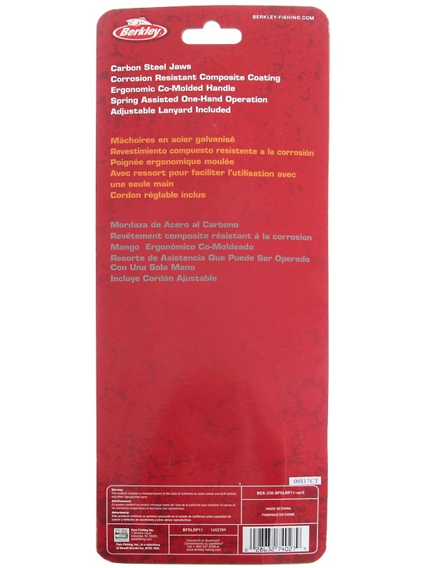 Berkley XCD Long Reach Pliers 11in