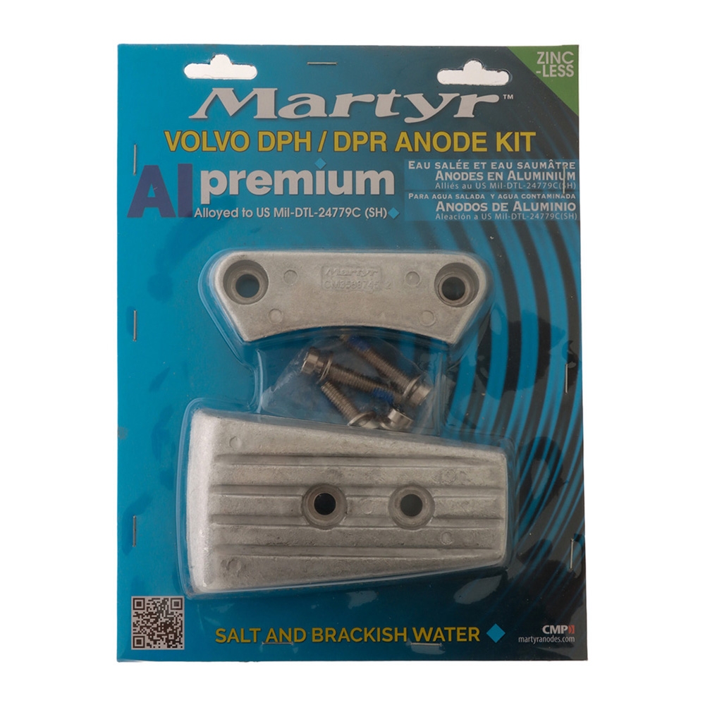 Martyr Anodes Aluminium Anode Kit Volvo Dph