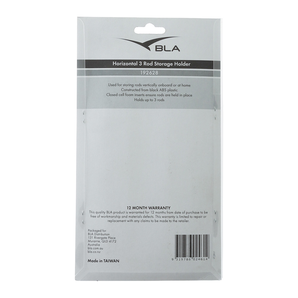 BLA 3 Rod Horizontal Rod Holder