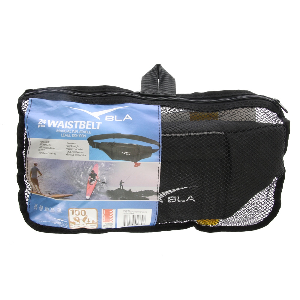 BLA Manual Inflatable Waistbelt PFD Level 100
