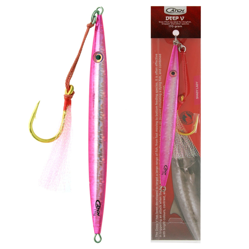Catch Deep V Slow Pitch Jig 280g Shady Lady