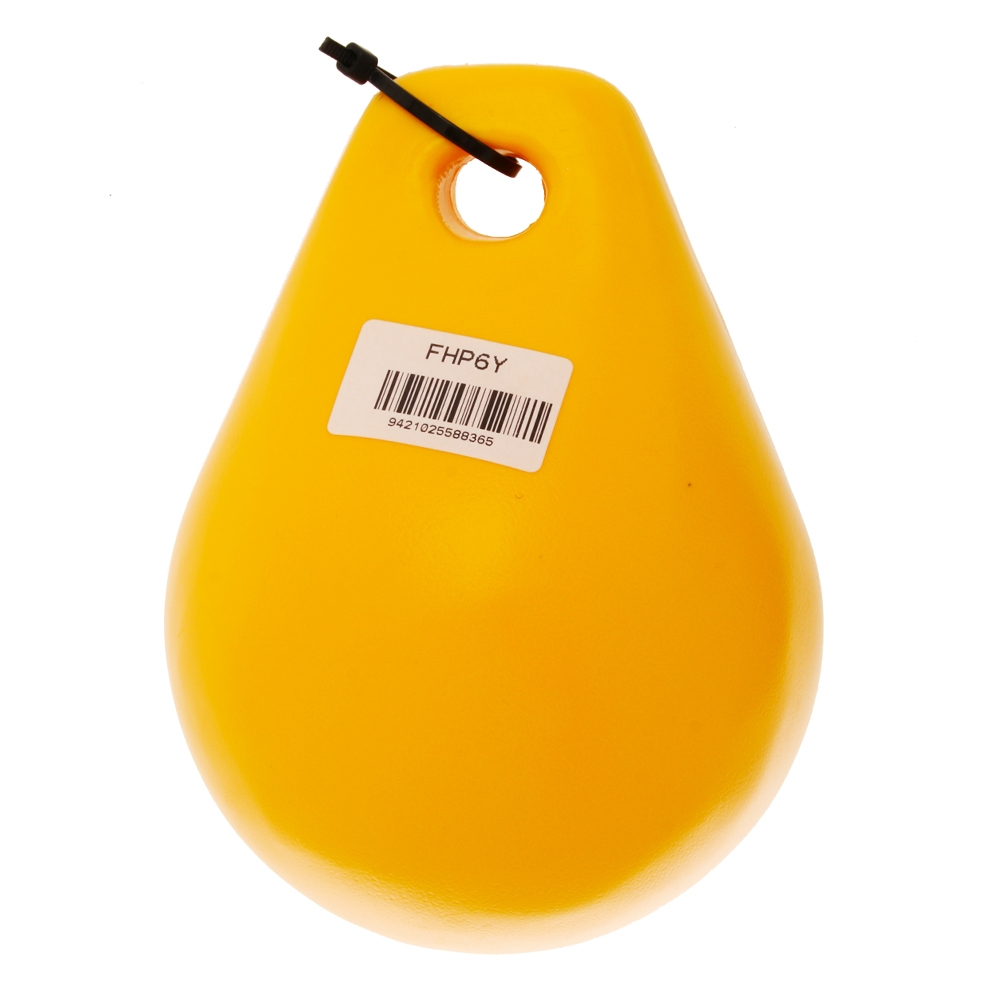 Hard Plastic Float 6in Yellow