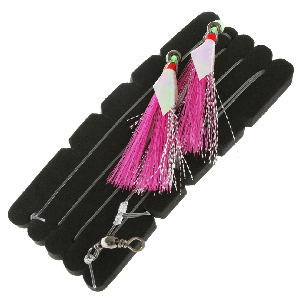 Bite Pink Lady Flasher Rig 2-Hook 7/0