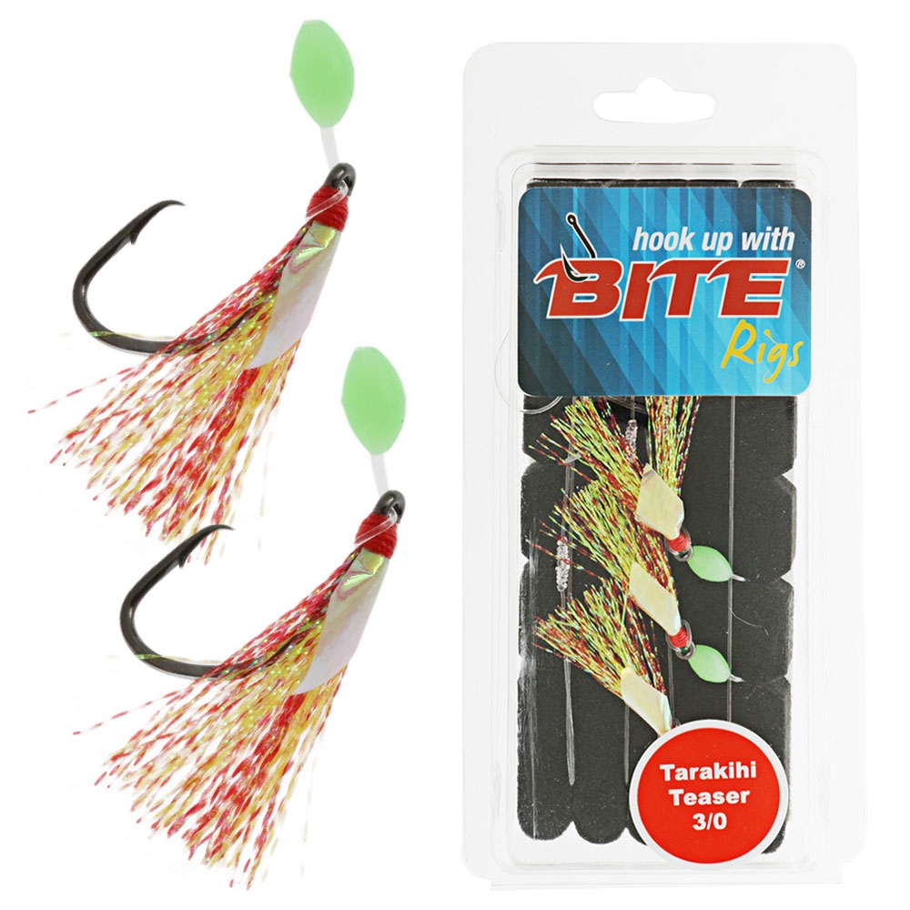 Bite Tarakihi Flasher Rig 3-Hook 3/0 Tarakihi Teaser   