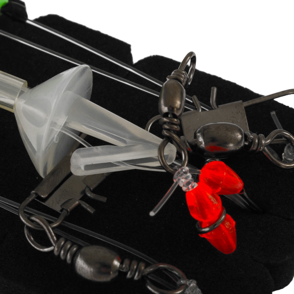 Bite Surfcasting Pulley Floating Lumo Rig 4/0+5/0