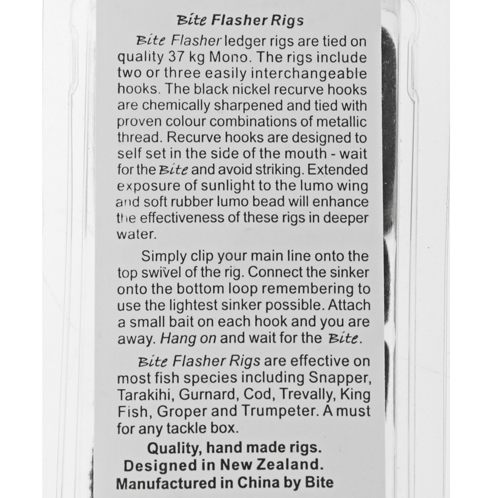 Bite Ledger Rigs 5/0 3 Traces