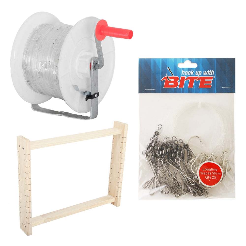 Bite Beach Longline 3-1 Reel Set with Bin - Used